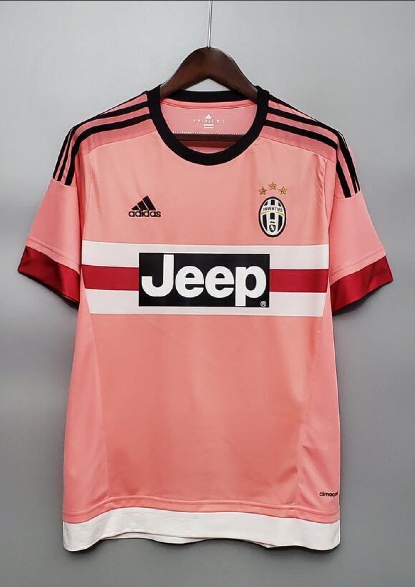 Juventus Extérieur 15/16 - Adidas Jeep (Rose iconique) GoalKits