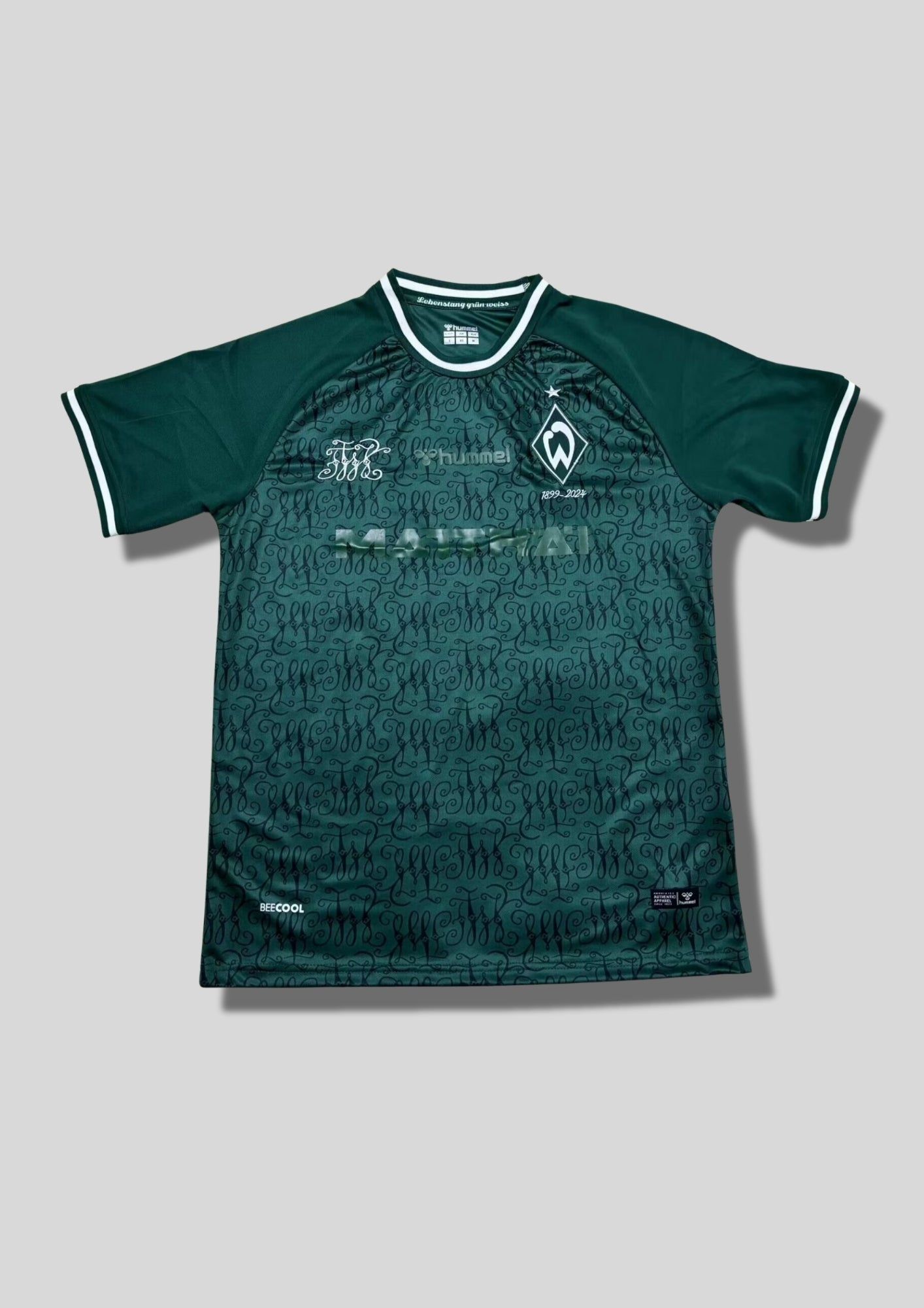 Maillot Werder Brême "125 Ans" 24/25 - Vert Foncé & Motifs Calligraphiques GoalKits