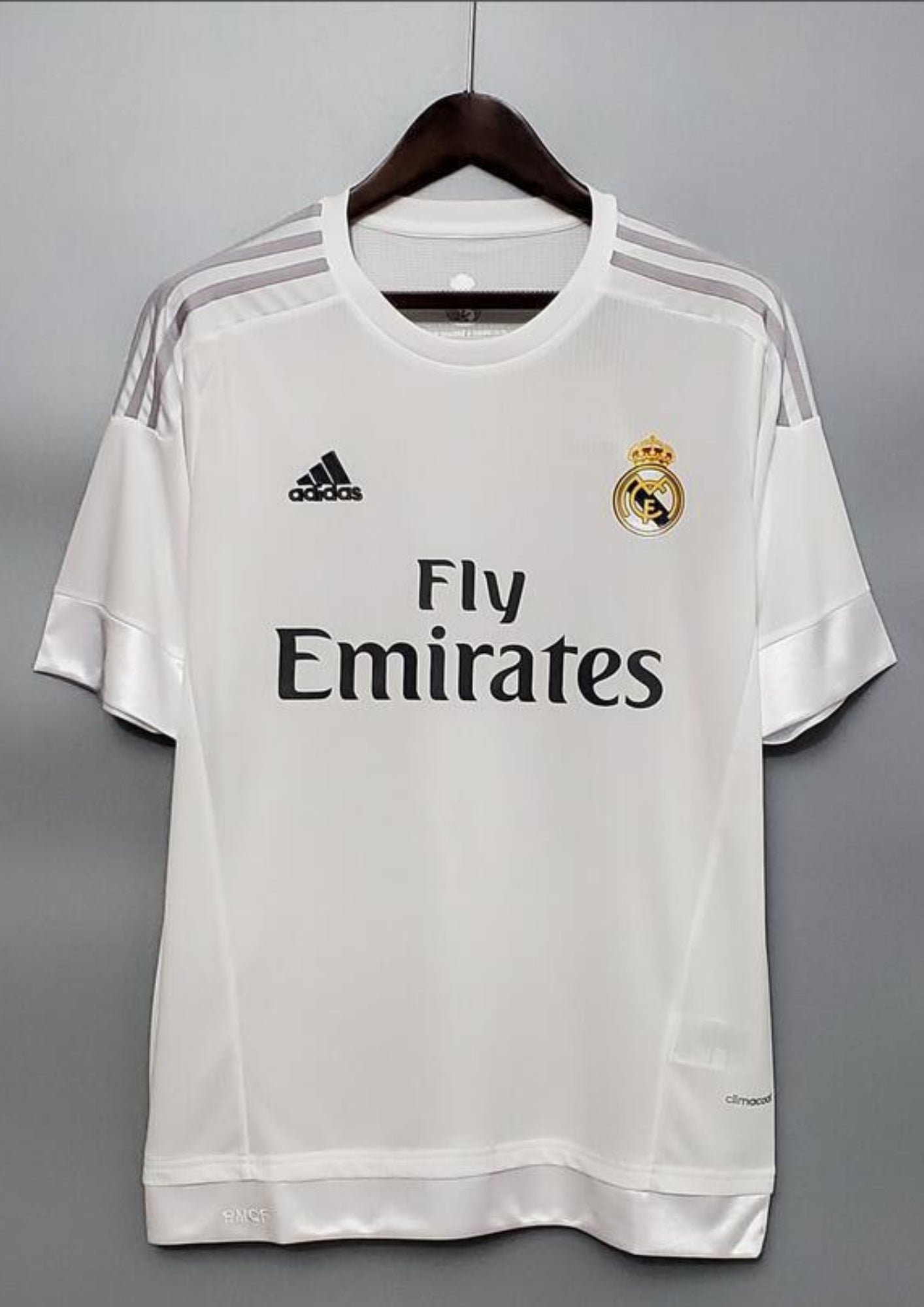 Maillot Real Madrid Domicile 2015/16 – Édition Classique "White & Grey" Fly Emirates GoalKits