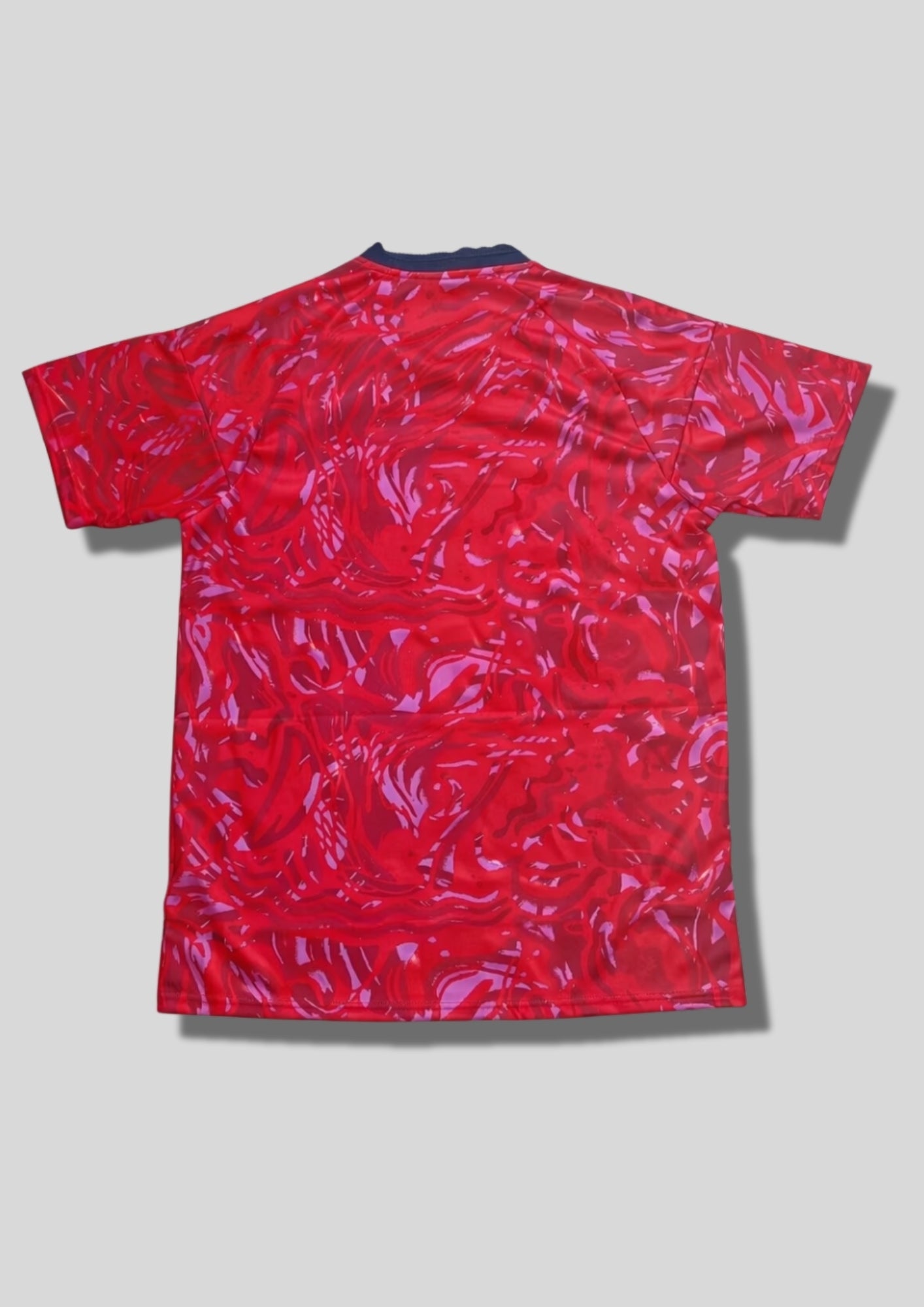 Maillot Costa Rica Rouge & Rose - Motif Graphique Abstrait GoalKits