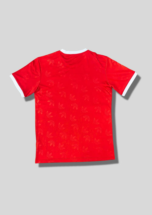 Bayern Lifestyler 24/25 - Adidas Originals (Rouge & Trefoil embossé) GoalKits
