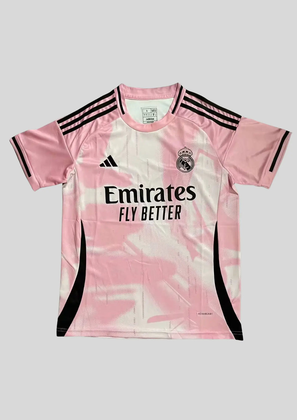 Maillot Real Madrid Pre-Match 2024/25 - Rose & Blanc - Adidas GoalKits