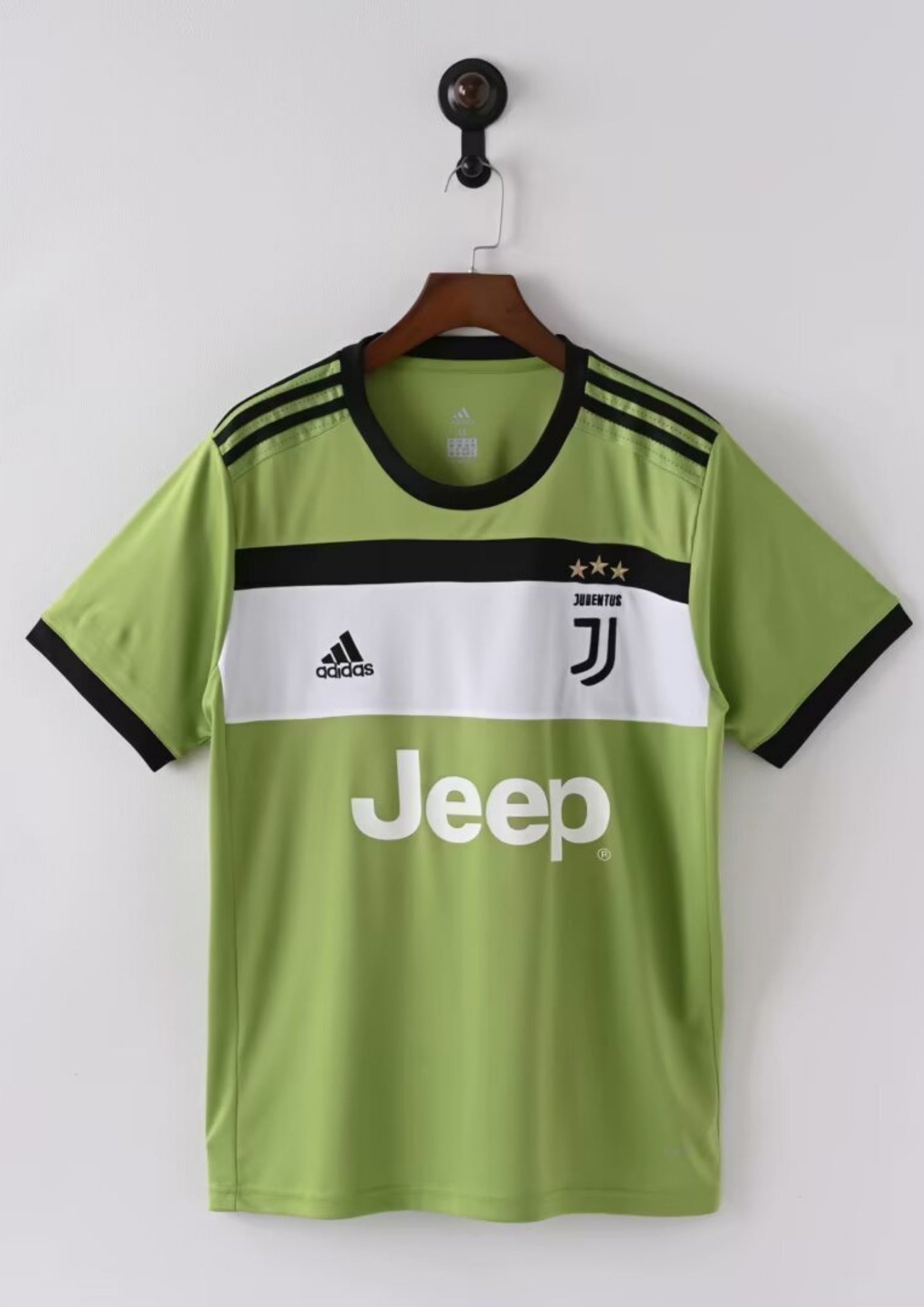 Juventus Third 18/19 - Adidas Jeep (Vert & Bande horizontale) GoalKits