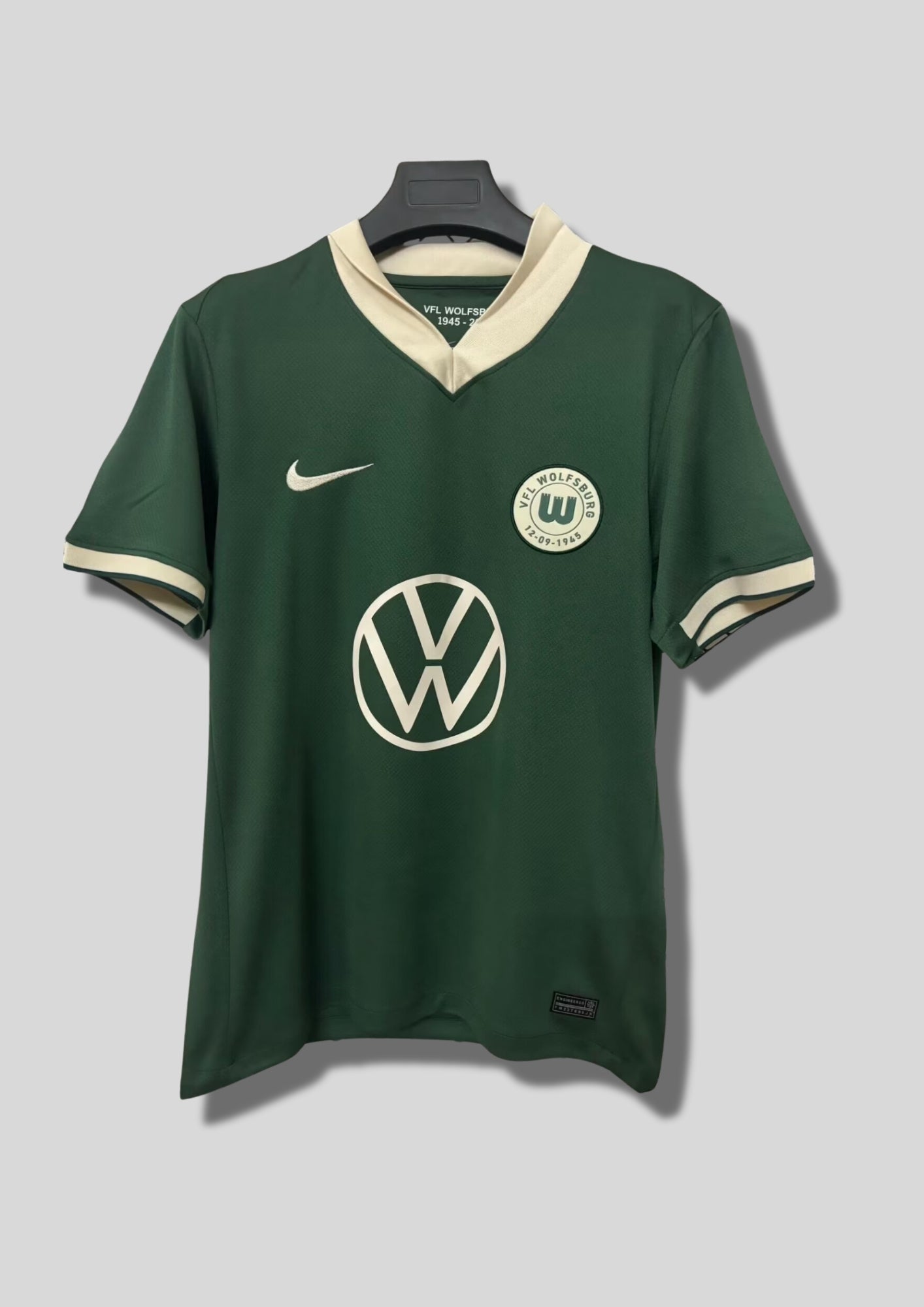 Wolfsburg : Maillot "Anniversaire" 2024/25 - Vert Foncé & Détails Crème GoalKits