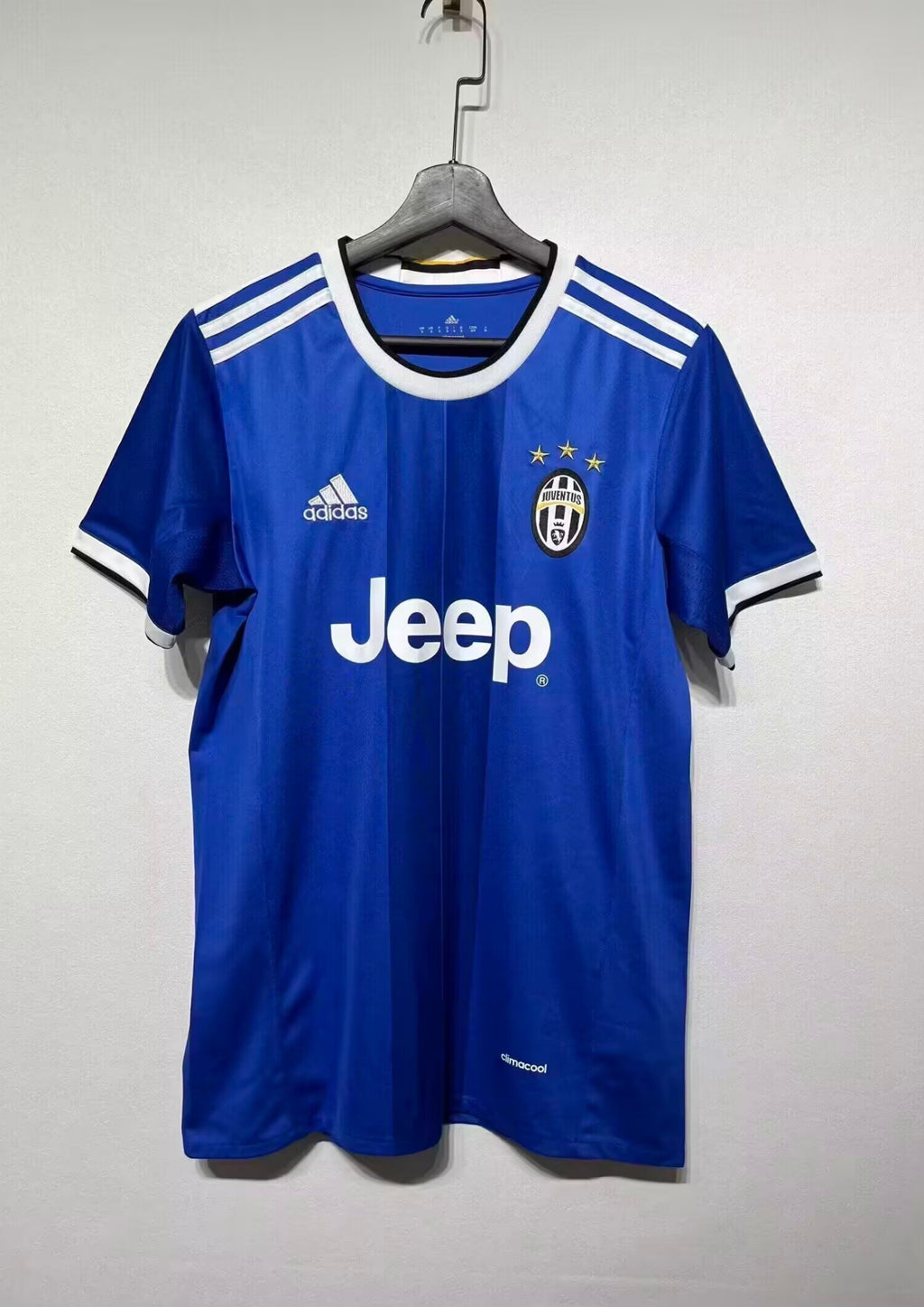 Juventus Extérieur 16/17 - Adidas Jeep (Bleu Royal & détails Blancs) GoalKits