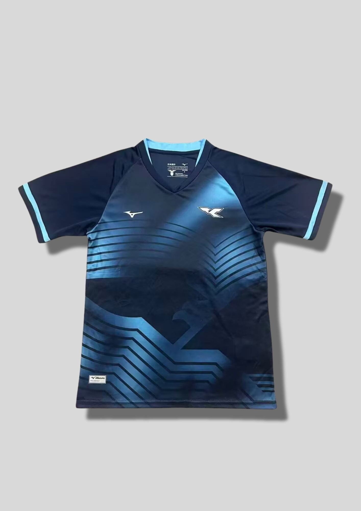 Lazio Training/Special 23/24 - Mizuno (Design Aigle stylisé bleu marine & azur) GoalKits