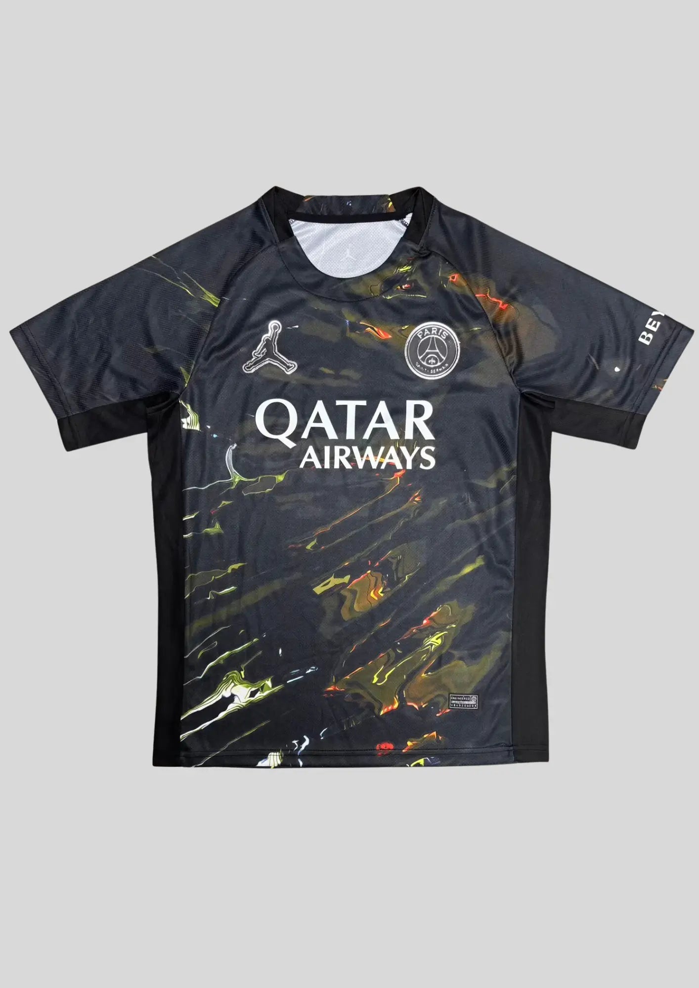 Maillot PSG Pre-Match 2024/25 - Jordan x Paris Saint-Germain - Noir/Graphique GoalKits