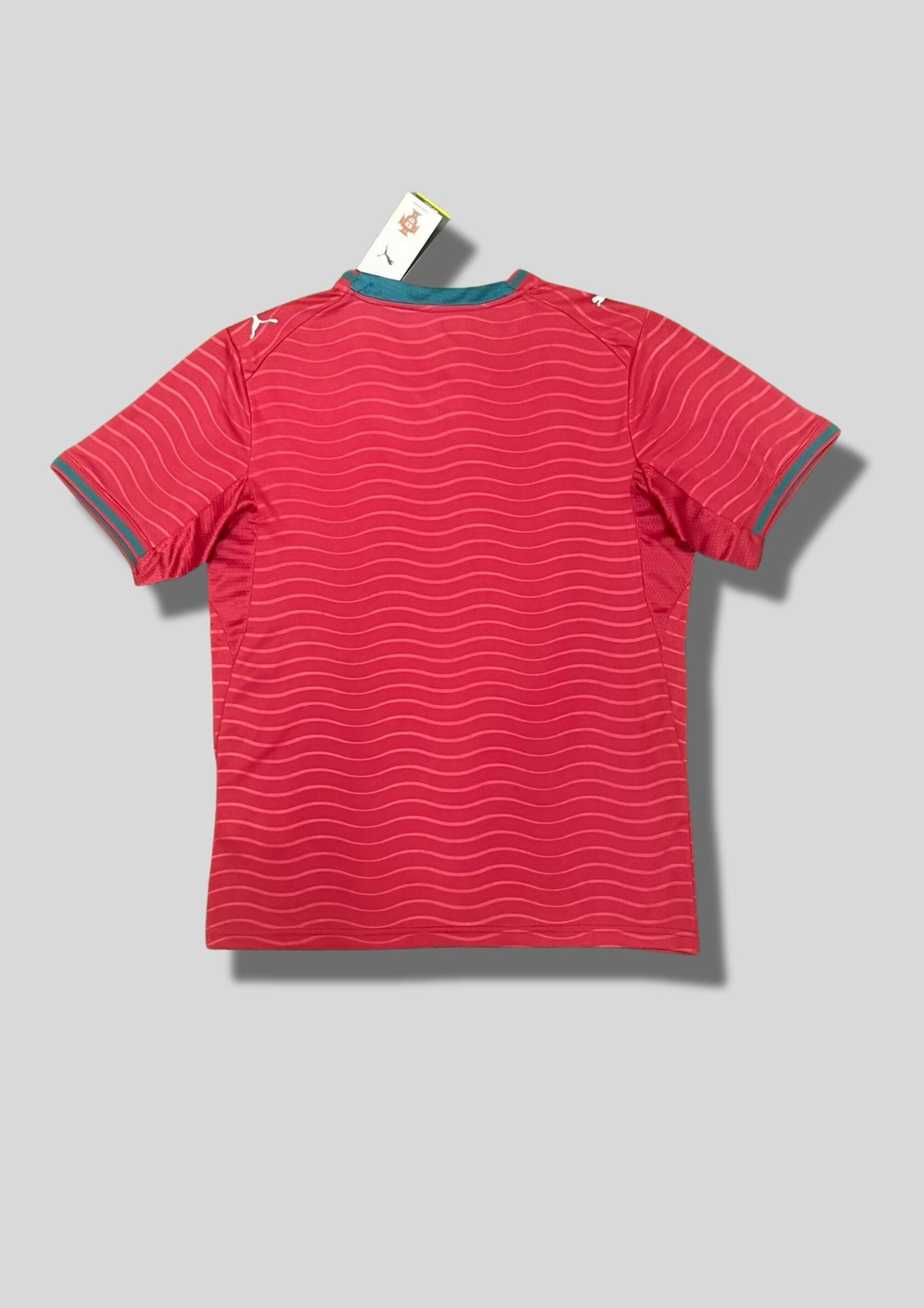 Maillot Portugal FPF – Motif Vagues – Logo Puma Blanc GoalKits