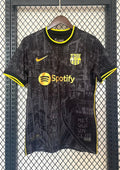 Maillot FC Barcelone Fourth 2024/25 – Édition "Black Graphic" & Or GoalKits