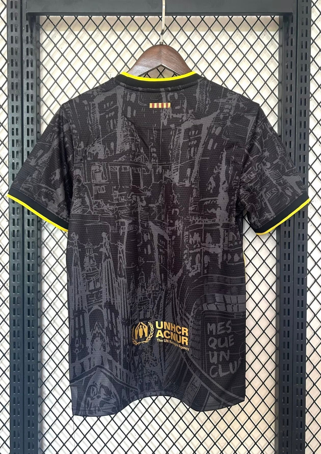 Maillot FC Barcelone Fourth 2024/25 – Édition "Black Graphic" & Or GoalKits