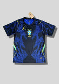 Maillot Brésil Jordan Edition – Noir & Bleu Électrique GoalKits