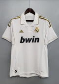 Maillot Real Madrid Domicile 2011/12 – Édition Classique "White & Gold" Bwin GoalKits