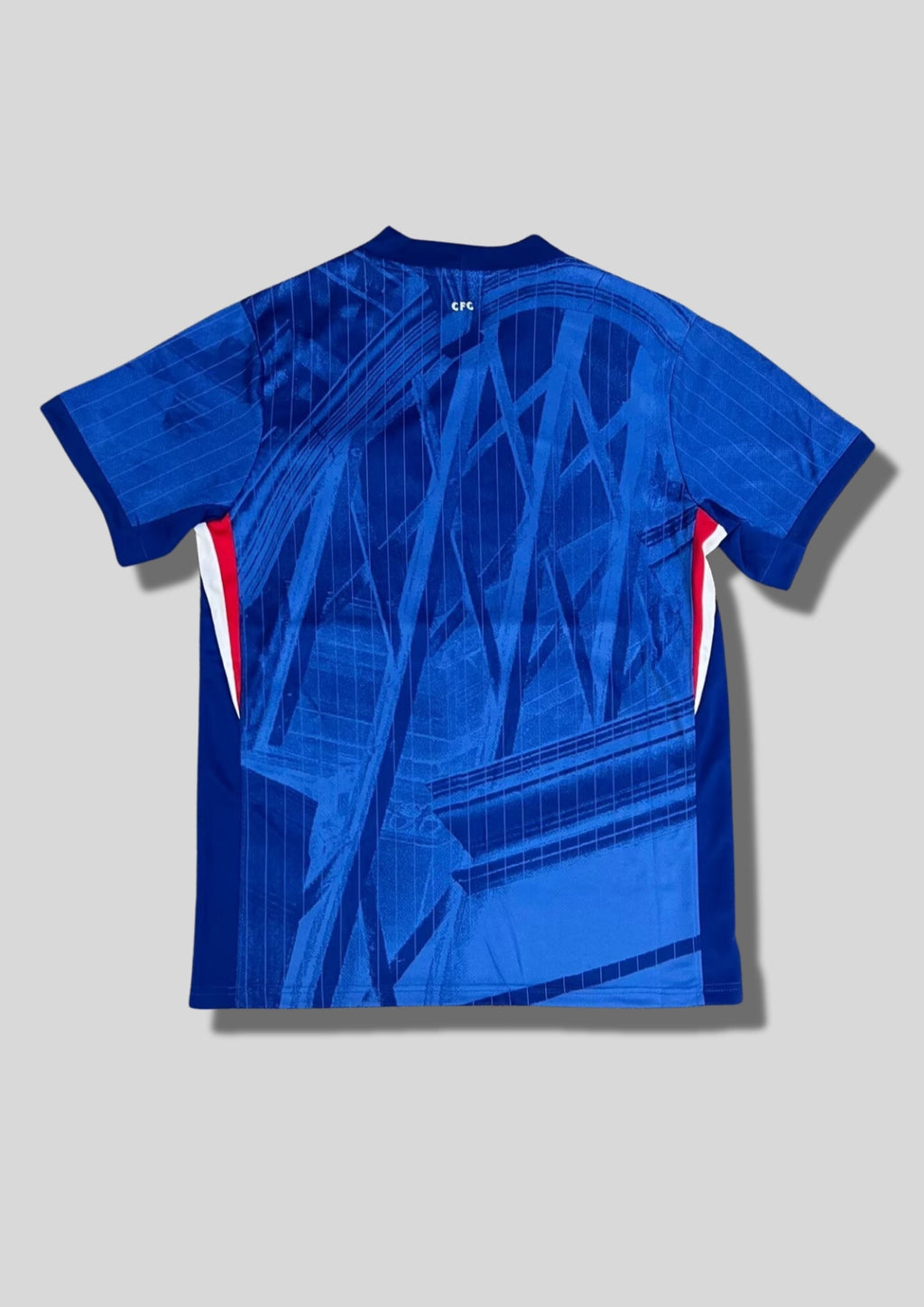 Maillot Chelsea Bleu – Motifs Abstraits & Sponsor IFS.ai GoalKits