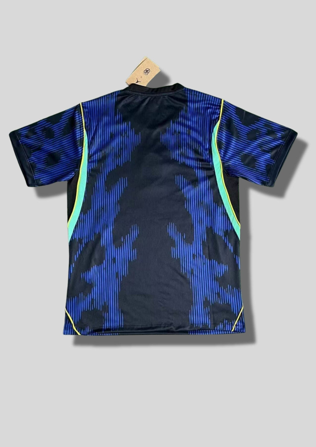 Maillot Brésil Jordan Edition – Noir & Bleu Électrique GoalKits