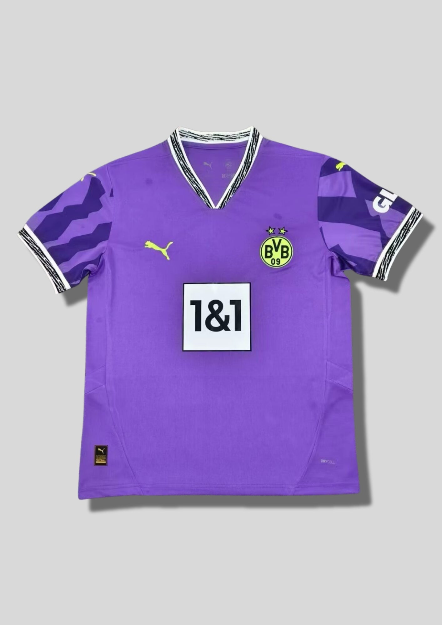 Maillot Borussia Dortmund Cup 24/25 - Violet & Jaune Néon GoalKits