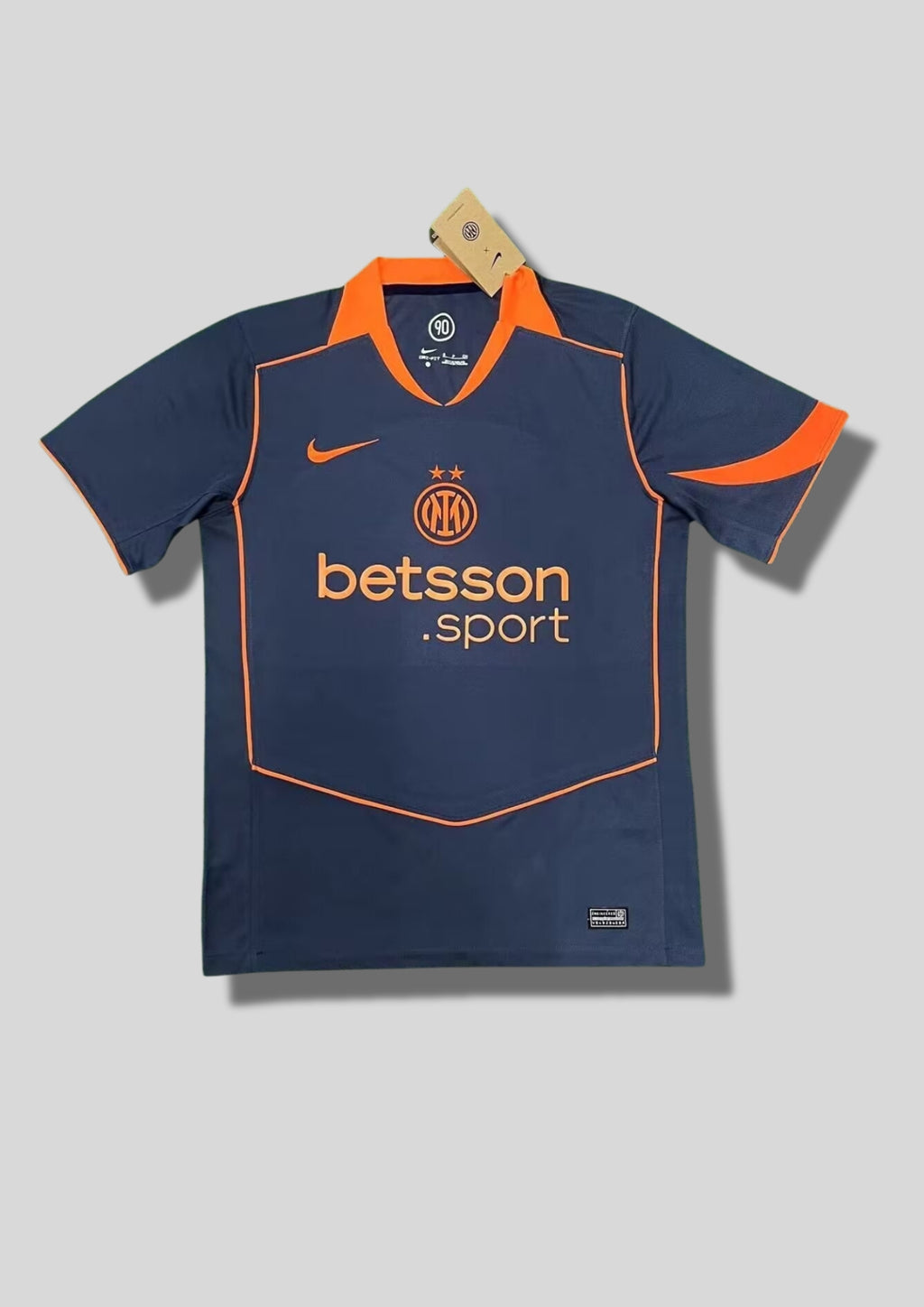 nter Milan "Total 90" Anthracite & Orange - Nike Betsson.sport (Édition Rétro) GoalKits