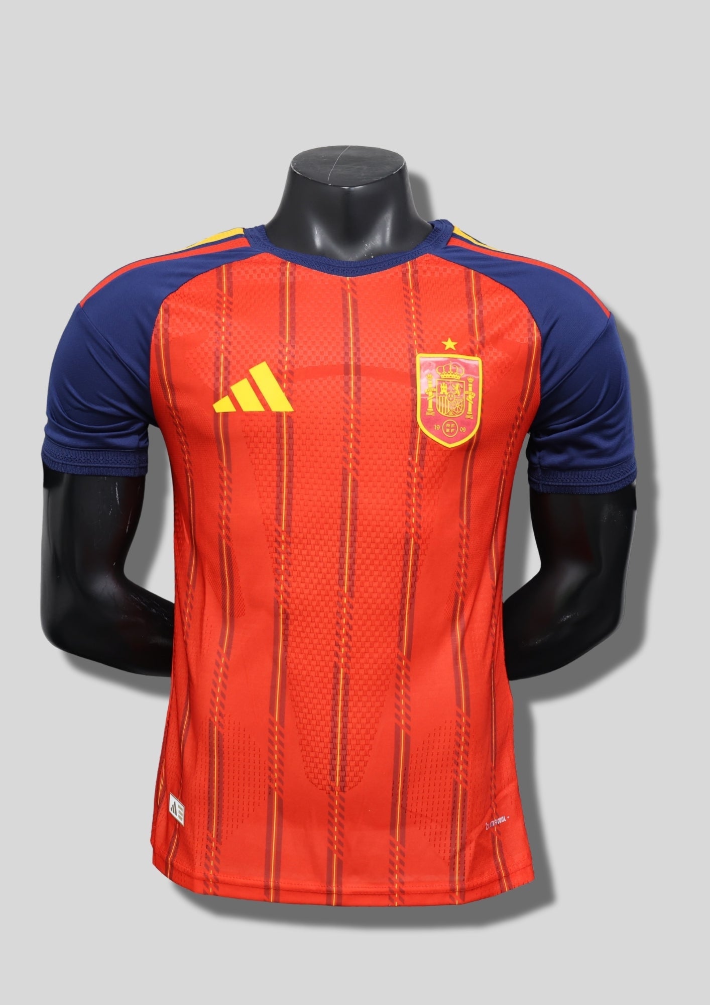 Maillot Espagne Domicile – Rouge & Jaune Traditionnel GoalKits
