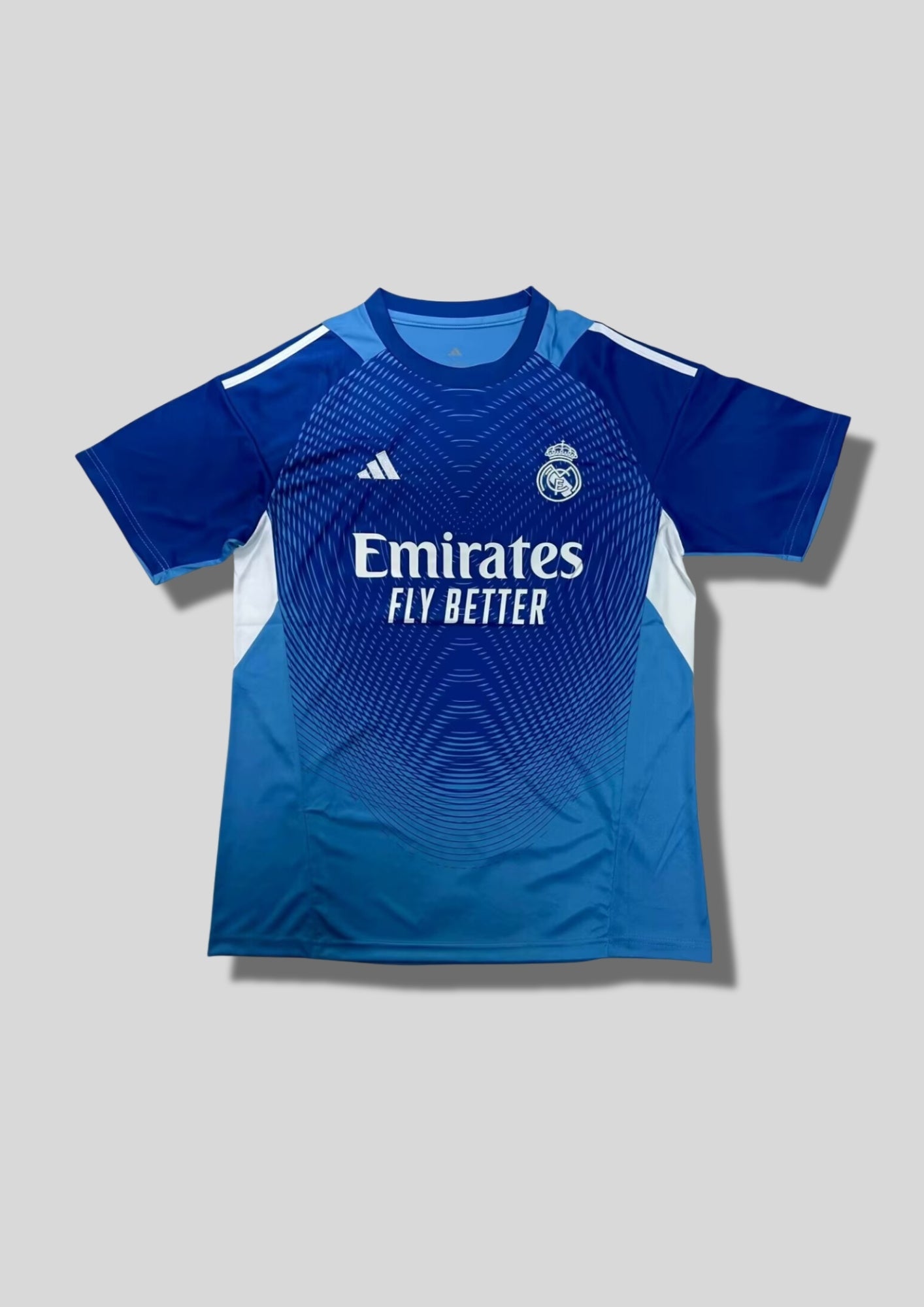 Maillot Real Madrid d'entraînement/Spécial – Édition "Blue Flow Graphic" Emirates Fly Better GoalKits