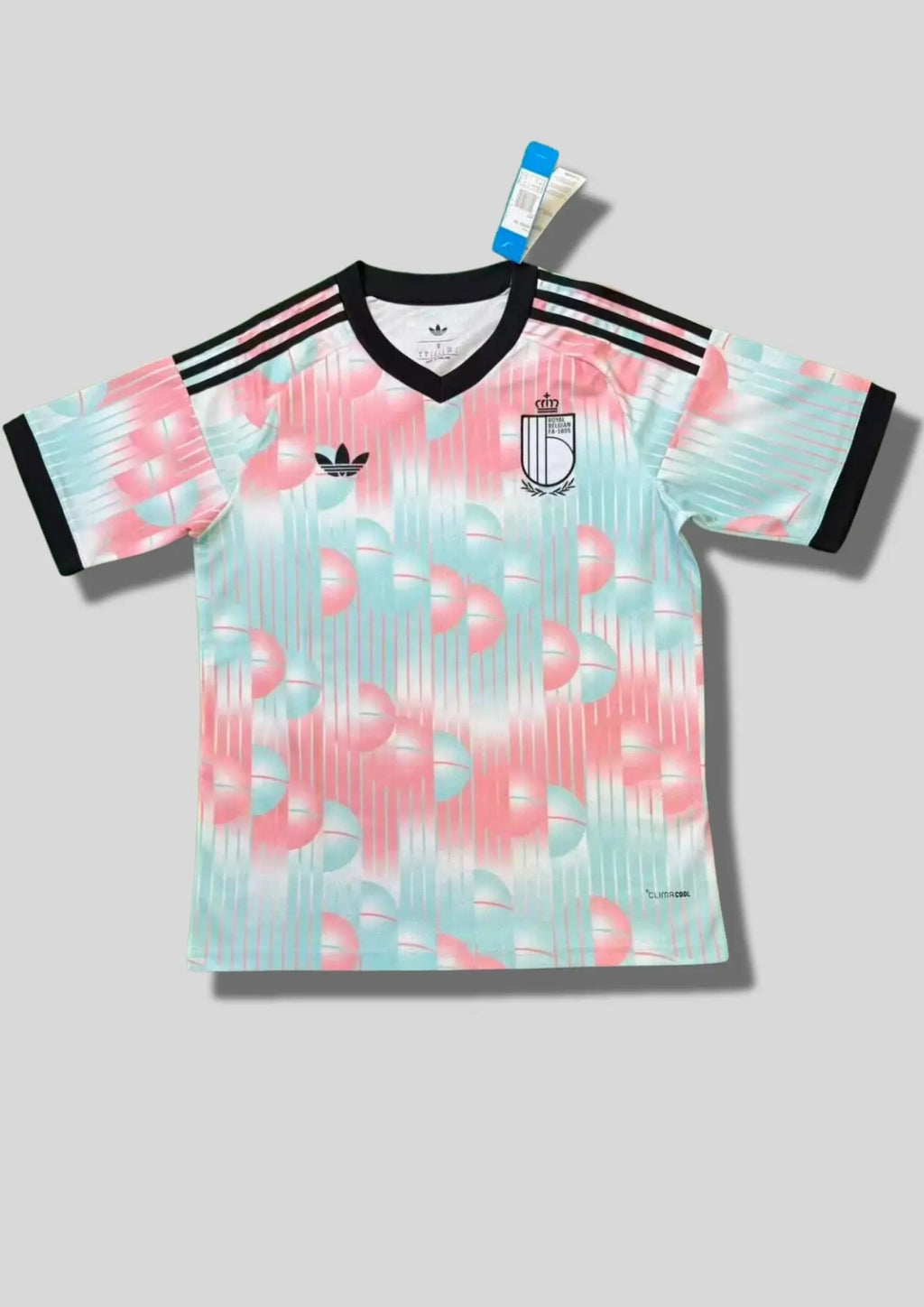 Maillot Adidas Belgique 2026 Climacool – Édition Tropical Rose & Bleu GoalKits