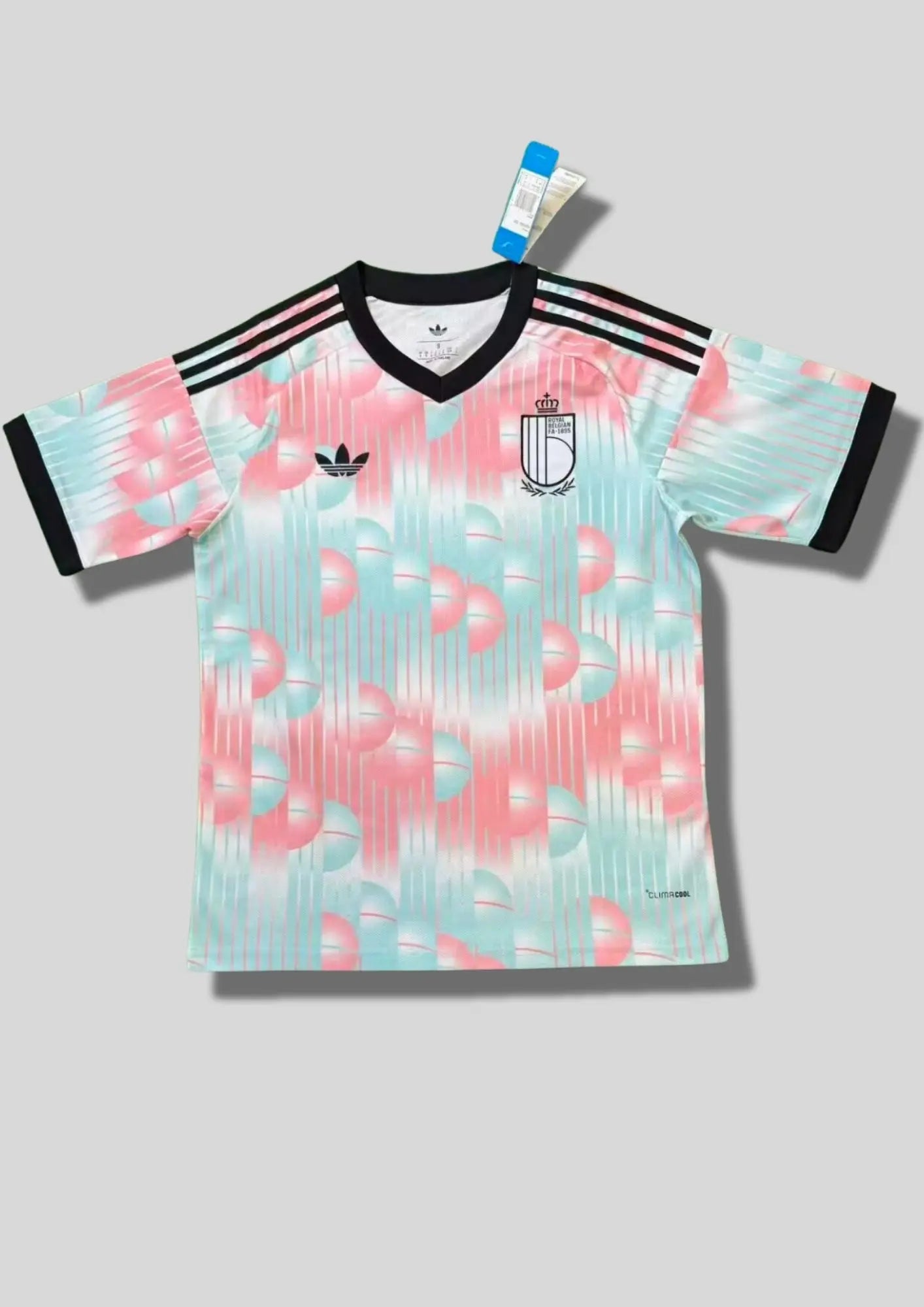 Maillot Adidas Belgique 2026 Climacool – Édition Tropical Rose & Bleu GoalKits