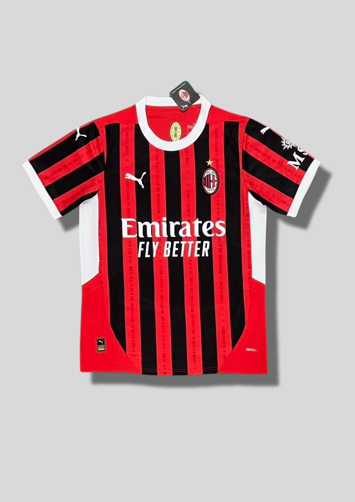 AC Milan Domicile 24/25 - Puma Rayures Classiques & Col Blanc GoalKits