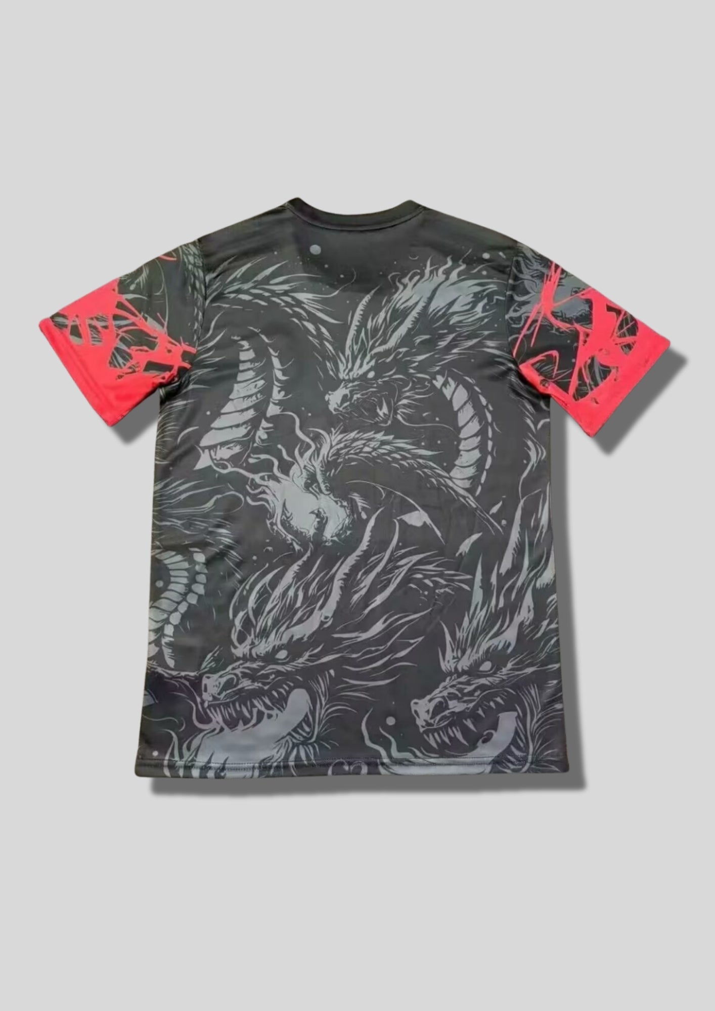 Maillot d'entraînement / Édition Spéciale – Noir avec Dragons Gris & Rose Emirates Fly Better GoalKits