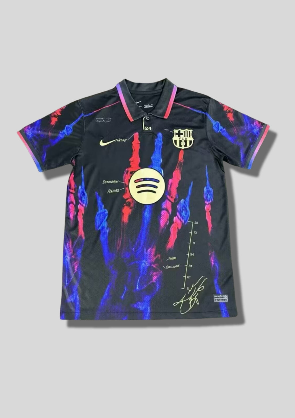 Maillot FC Barcelone Spécial – Édition "Kobe Bryant" Black Mamba GoalKits