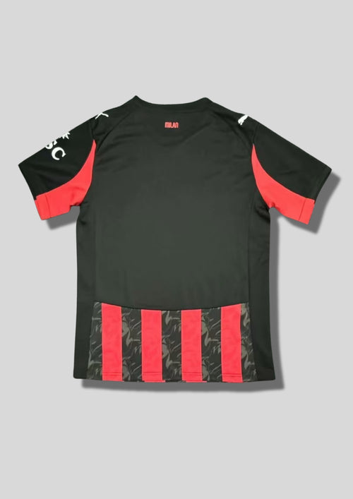 C Milan Domicile 24/25 - Puma "Modern Classic" (Manches Noires) GoalKits