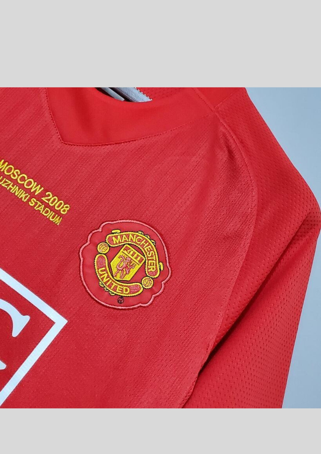 Maillot Rouge Manchester United – Inscription Finale Luzhniki Stadium & Sponsor AIG GoalKits