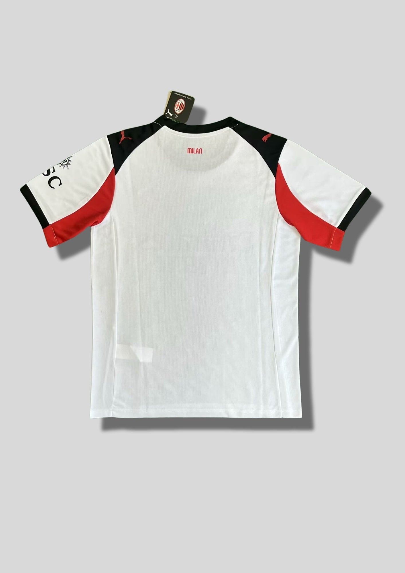 AC Milan Extérieur 24/25 - Puma Blanc avec détails Rouges & Noirs GoalKits