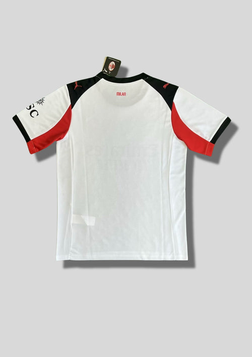 AC Milan Extérieur 24/25 - Puma Blanc avec détails Rouges & Noirs GoalKits