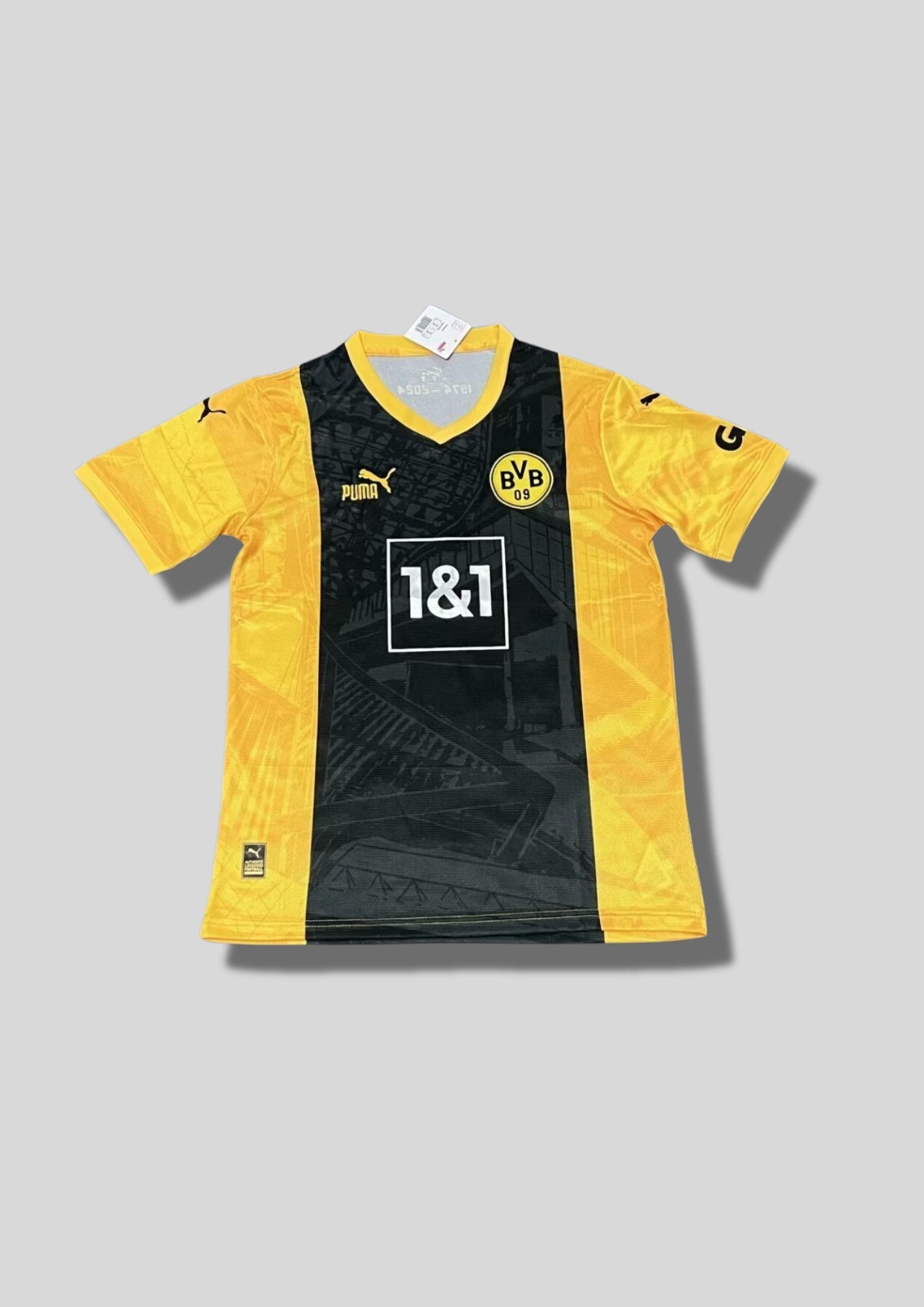 Maillot 45 : Maillot Dortmund Domicile 24/25 - Jaune & Bande Centrale Noire GoalKits