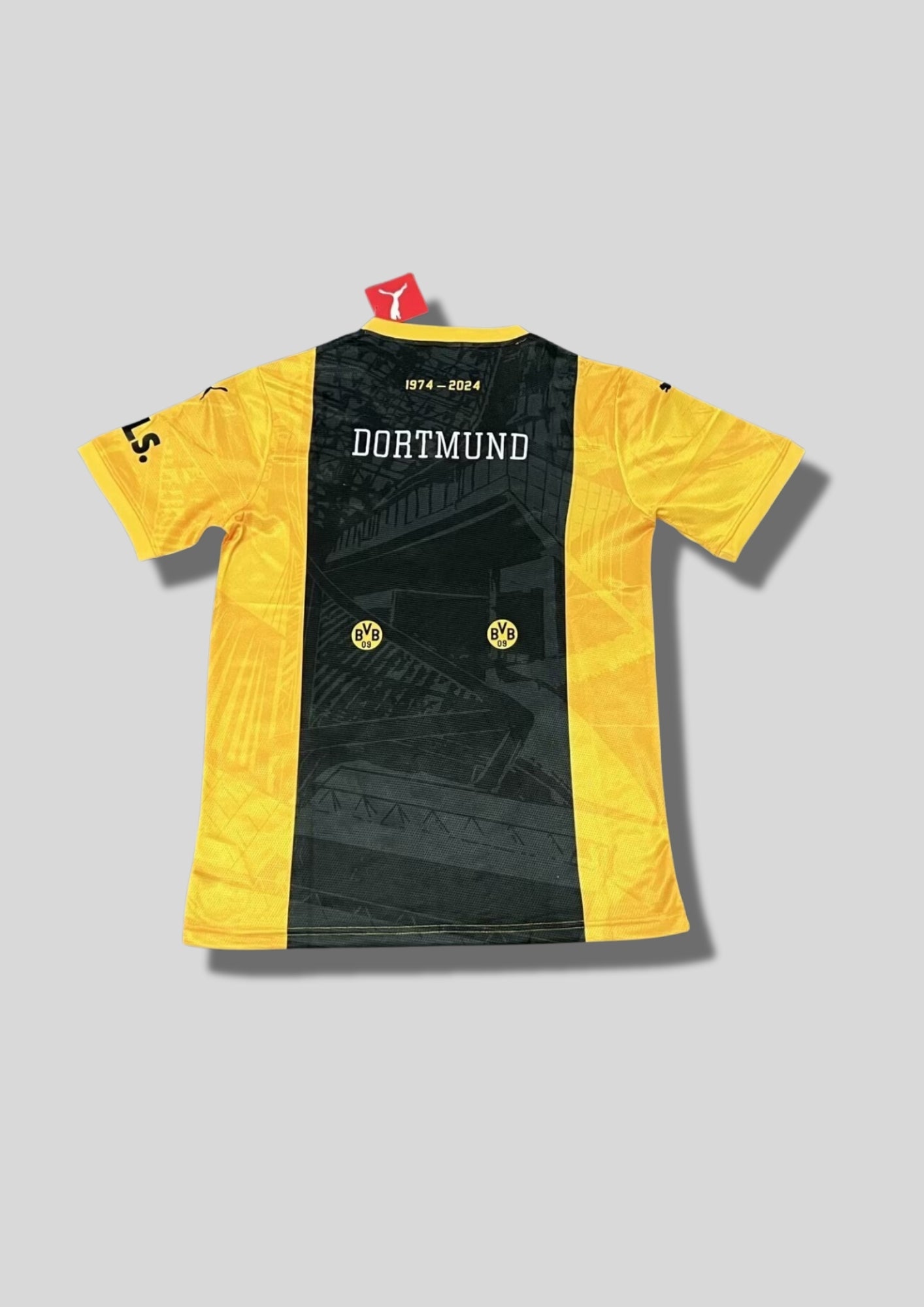 Maillot 45 : Maillot Dortmund Domicile 24/25 - Jaune & Bande Centrale Noire GoalKits