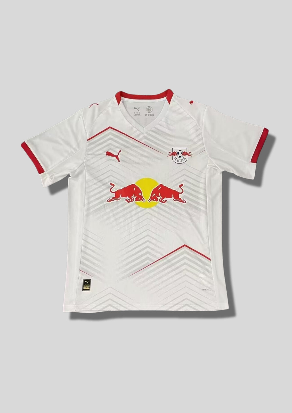 Maillot RB Leipzig Domicile 24/25 - Blanc & Rouge Zigzag GoalKits