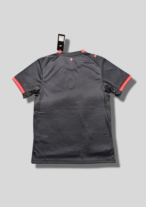 AC Milan Fourth/Lifestyle 24/25 - Puma Anthracite & Détails Rose Saumon GoalKits