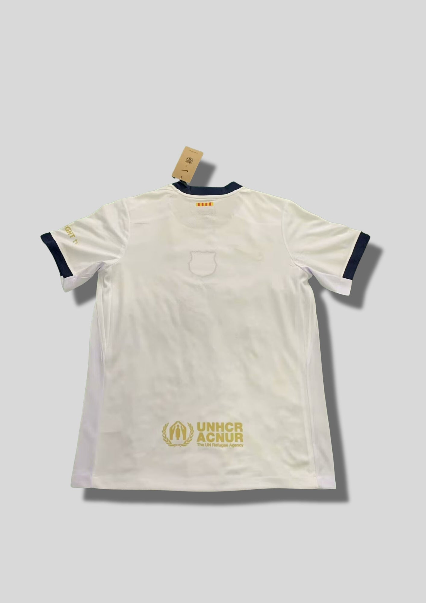 Maillot FC Barcelone Spécial 125 Ans – Édition "Classic White & Gold" GoalKits