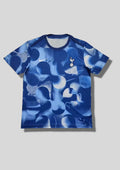Maillot Bleu Tottenham – Motifs Sphériques Dégradés & Logos Blancs GoalKits