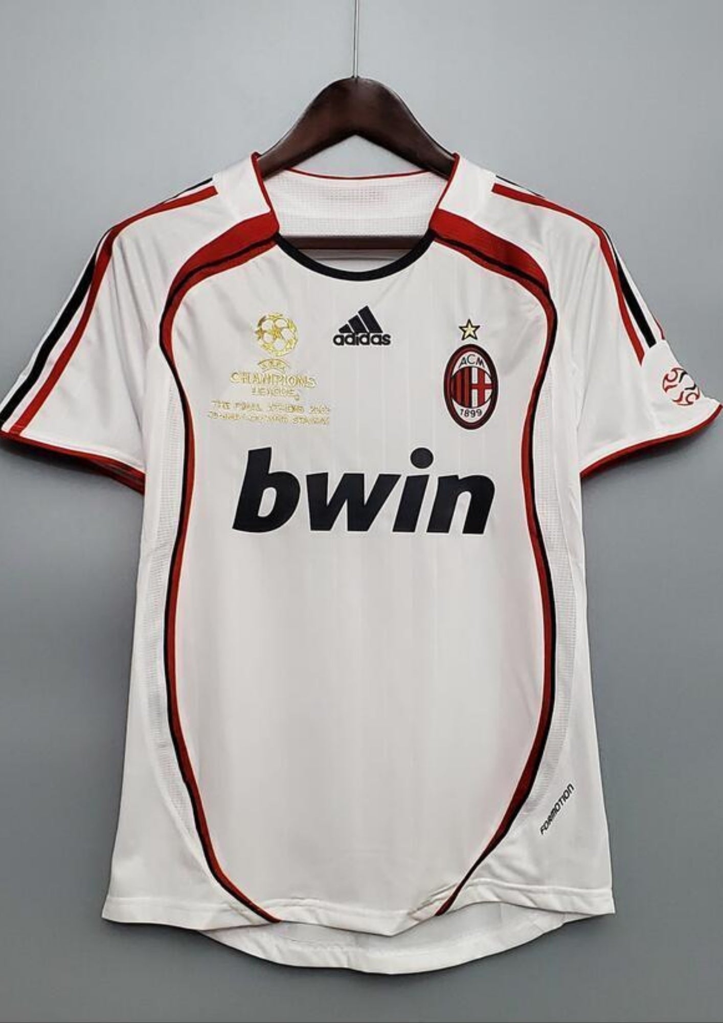 AC Milan Extérieur 06/07 - Adidas Bwin (Édition Finale Ligue des Champions) GoalKits