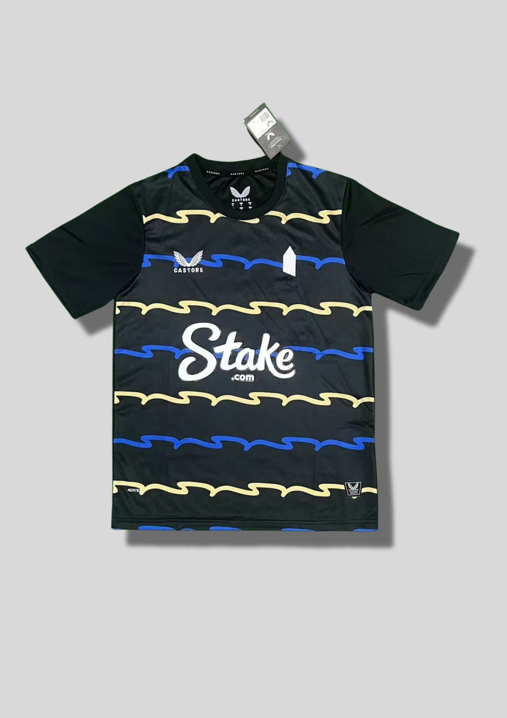 Maillot Everton Third – Look "Midnight Camo" Noir & Graphismes Électriques GoalKits