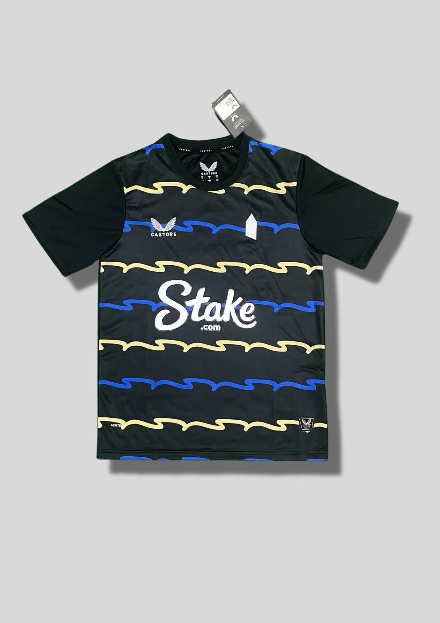 Maillot Everton Third – Look "Midnight Camo" Noir & Graphismes Électriques GoalKits