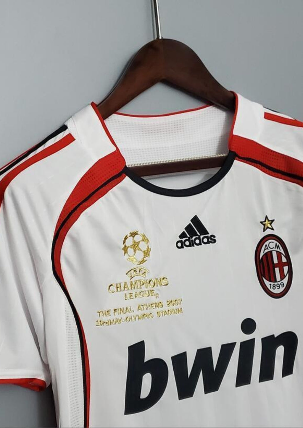 AC Milan Extérieur 06/07 - Adidas Bwin (Édition Finale Ligue des Champions) GoalKits