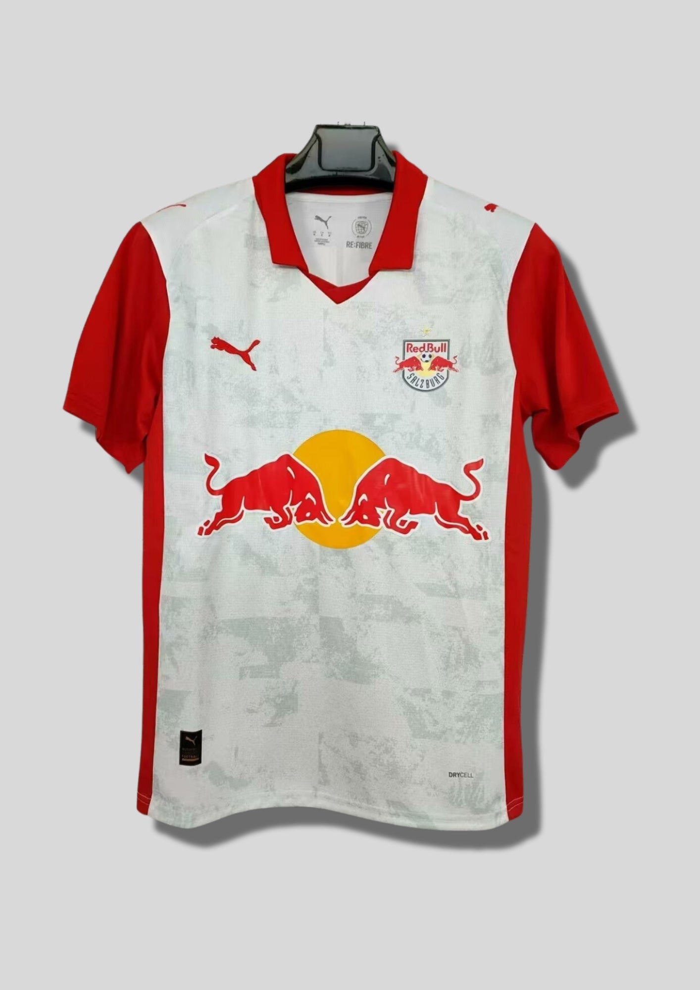 Maillot RB Salzbourg Domicile 24/25 - Blanc & Manches Rouges GoalKits