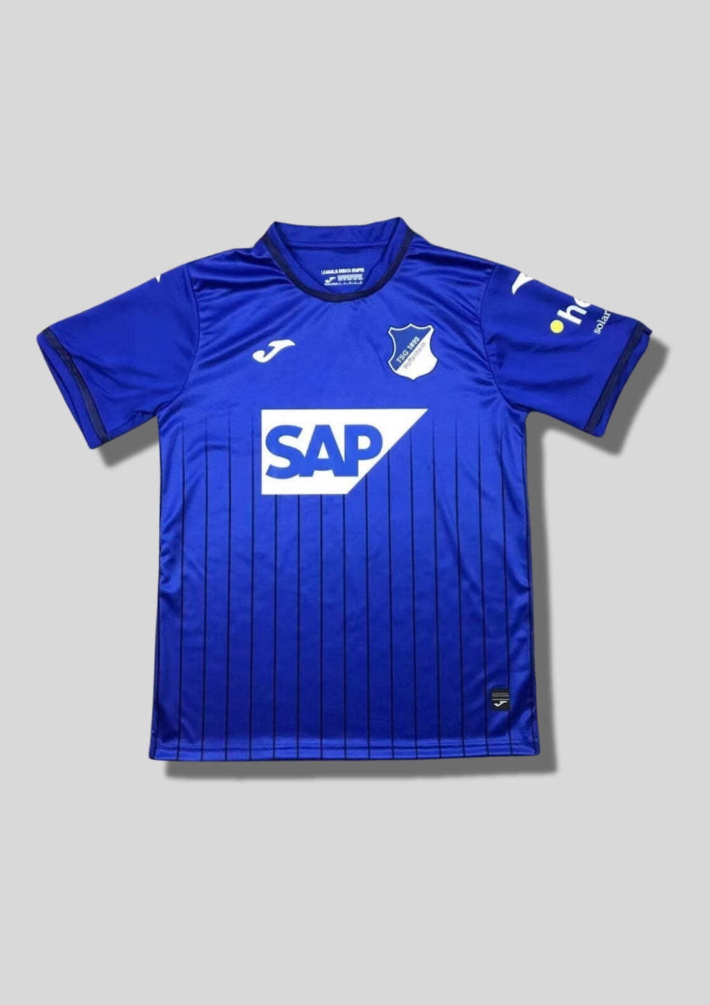 Maillot Hoffenheim Domicile 24/25 - Bleu & Fines Rayures Verticales GoalKits