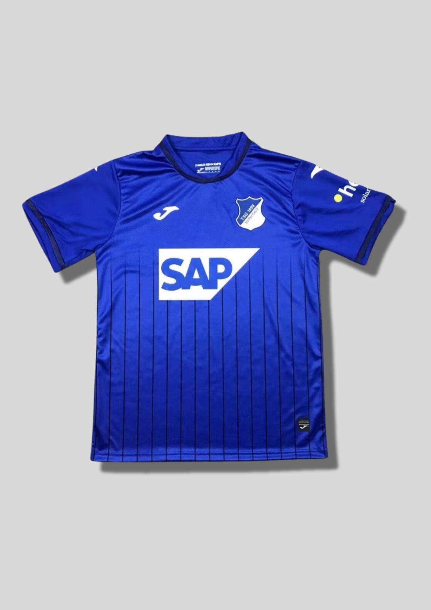 Maillot Hoffenheim Domicile 24/25 - Bleu & Fines Rayures Verticales GoalKits