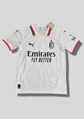 AC Milan Extérieur 24/25 - Puma Blanc (Col Polo Rouge & Noir) GoalKits