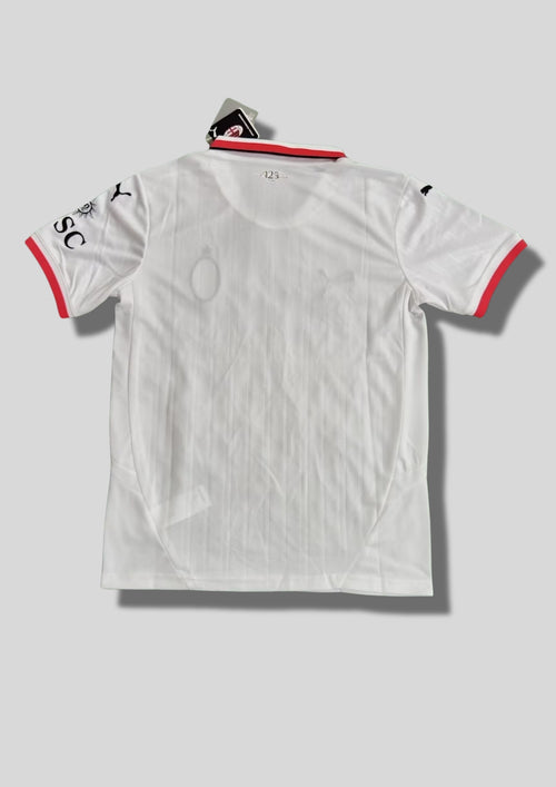 AC Milan Extérieur 24/25 - Puma Blanc (Col Polo Rouge & Noir) GoalKits