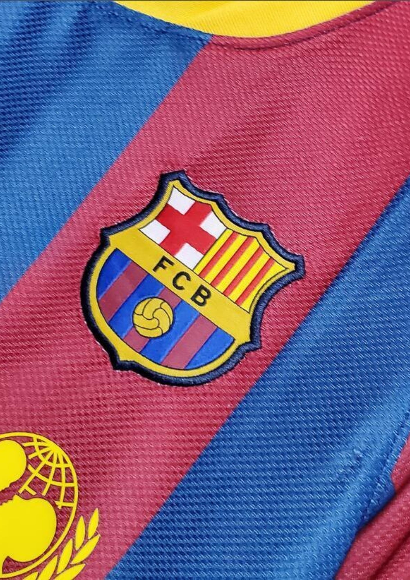 Maillot FC Barcelone Domicile 2010/11 – Édition Classique "Unicef" GoalKits