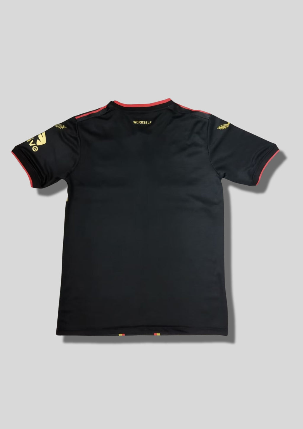Maillot Leverkusen Cup 24/25 - Noir & Croix Or/Rouge "Champions Edition" GoalKits