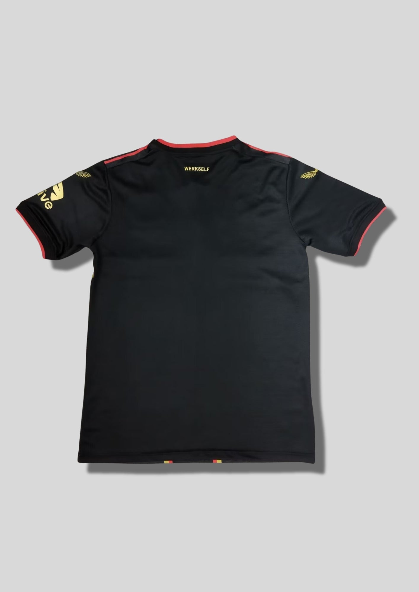 Maillot Leverkusen Cup 24/25 - Noir & Croix Or/Rouge "Champions Edition" GoalKits