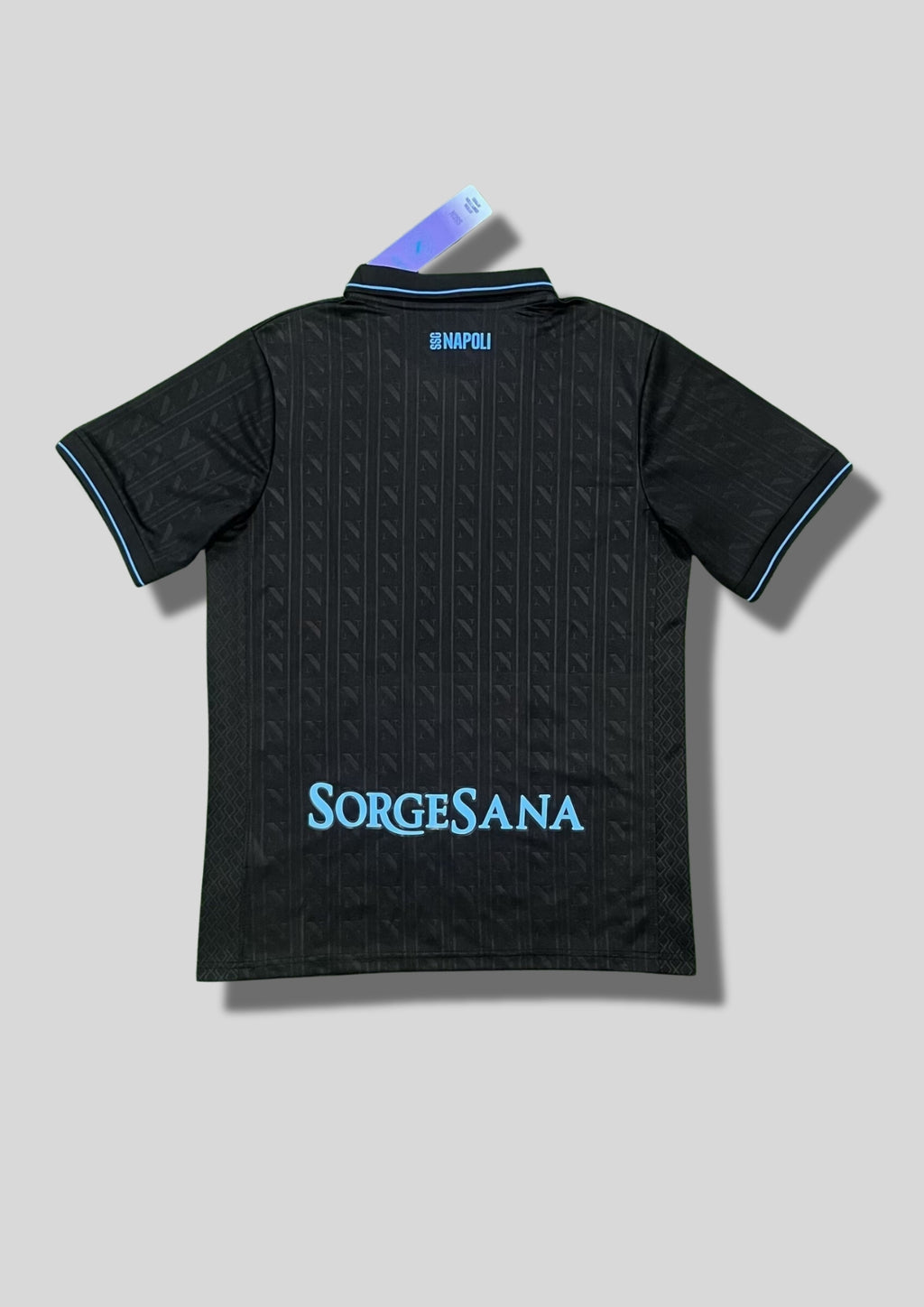 Naples Third 23/24 - EA7 MSC (Noir & Anthracite avec détails Azur) GoalKits